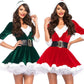 Sexy Santa Claus Hoodie Christmas Dress