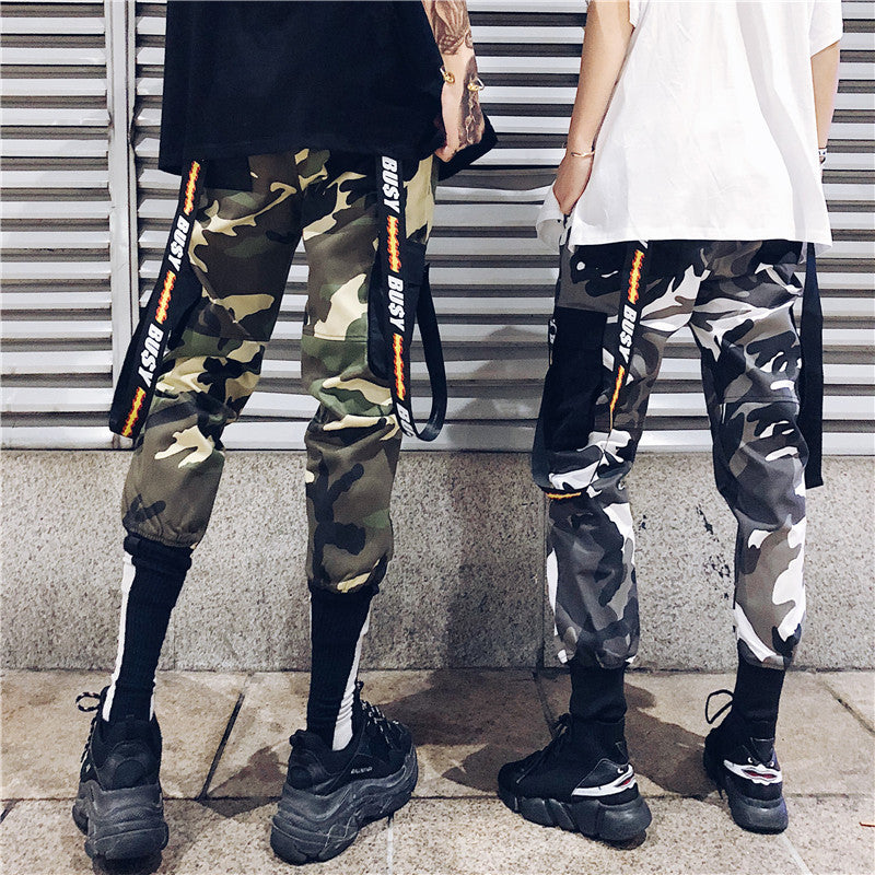 Busy Straps Camo Joggers