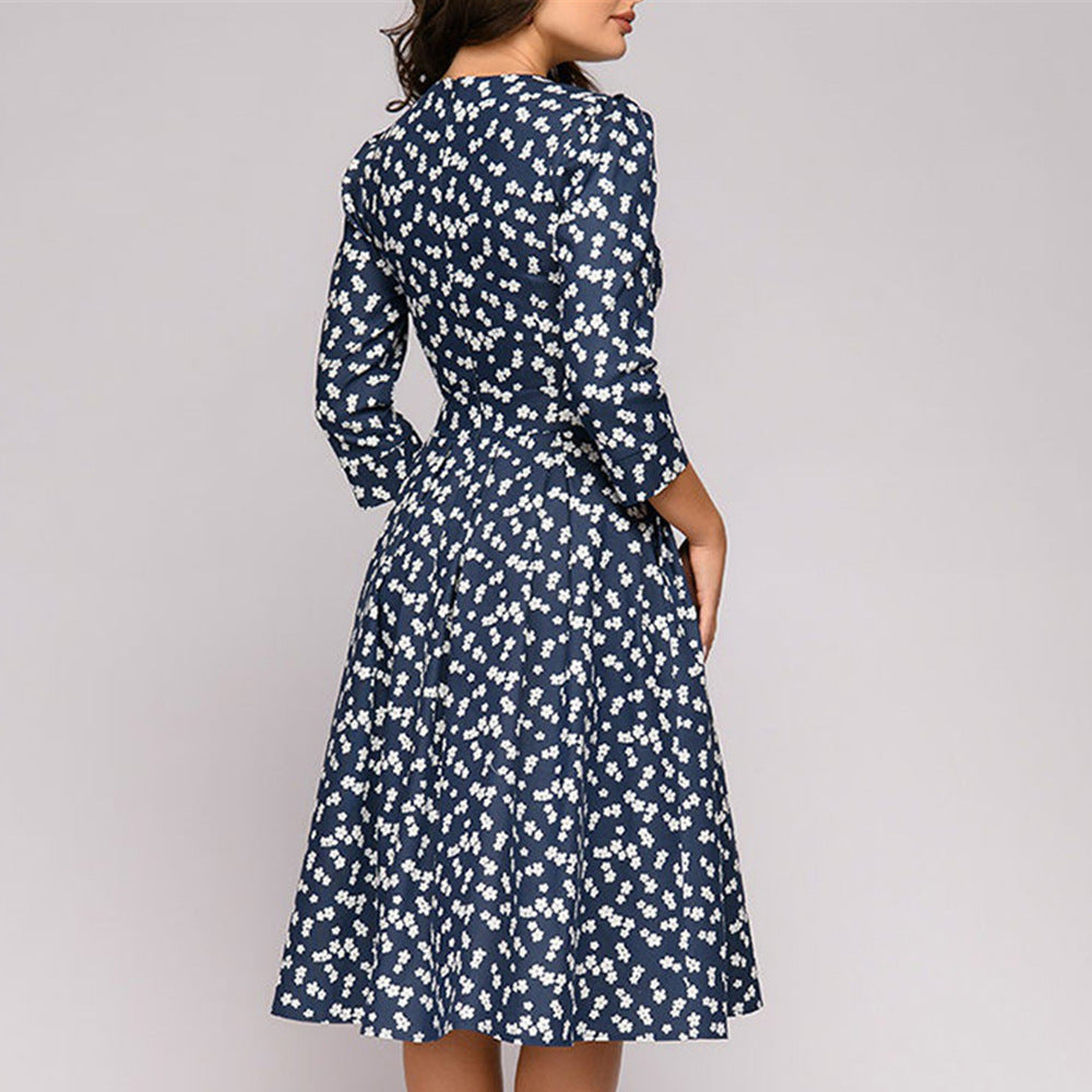 Classic A-Line Mid-Length Dress