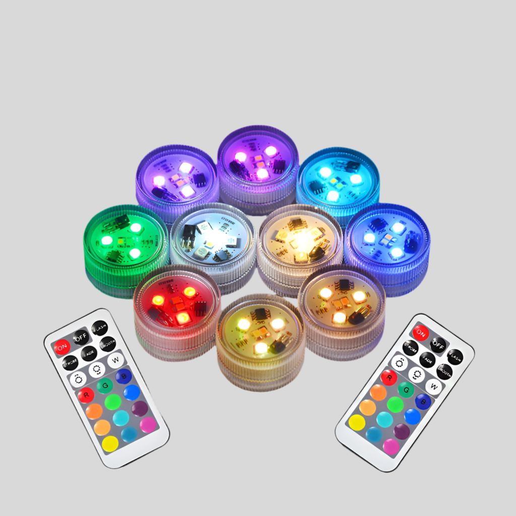 Three-Diamond Aquarium Decorative Lights with Remote Control