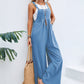 Women’s Casual Loose Overalls with Pockets – Long Bib Jumpsuits