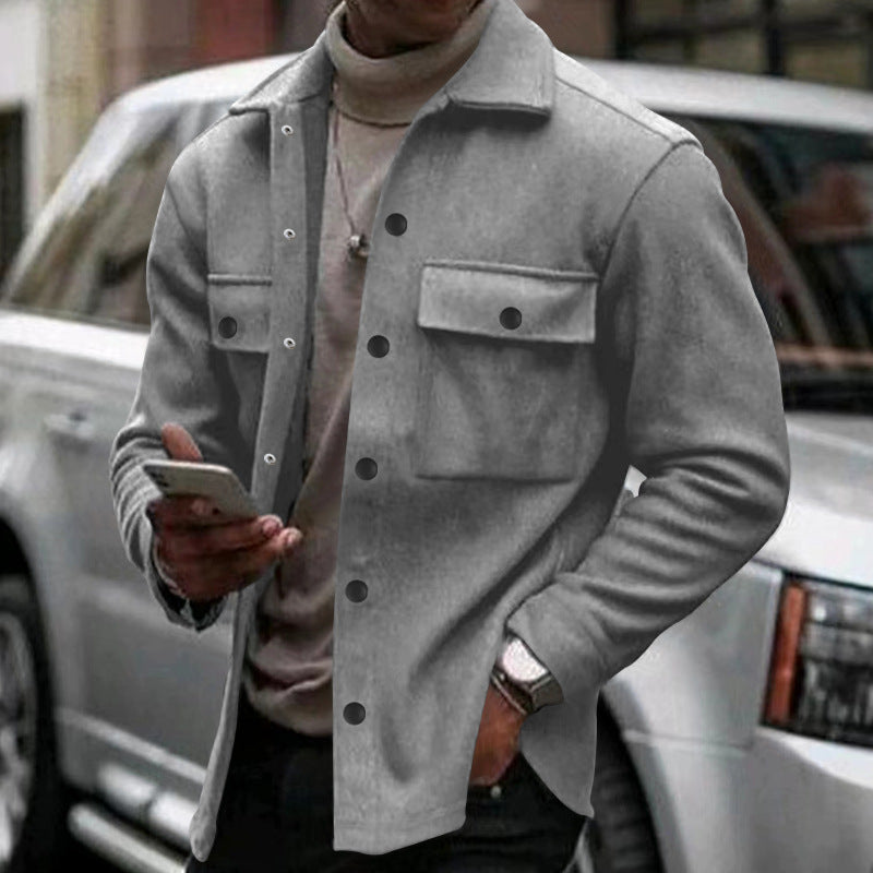 Mens Casual Slim Fit Fashion Jacket