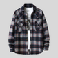 Men’s Plaid Flannel Shirt Jacket