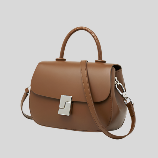 VintageLuxe Exquisite Leather Saddle Bag