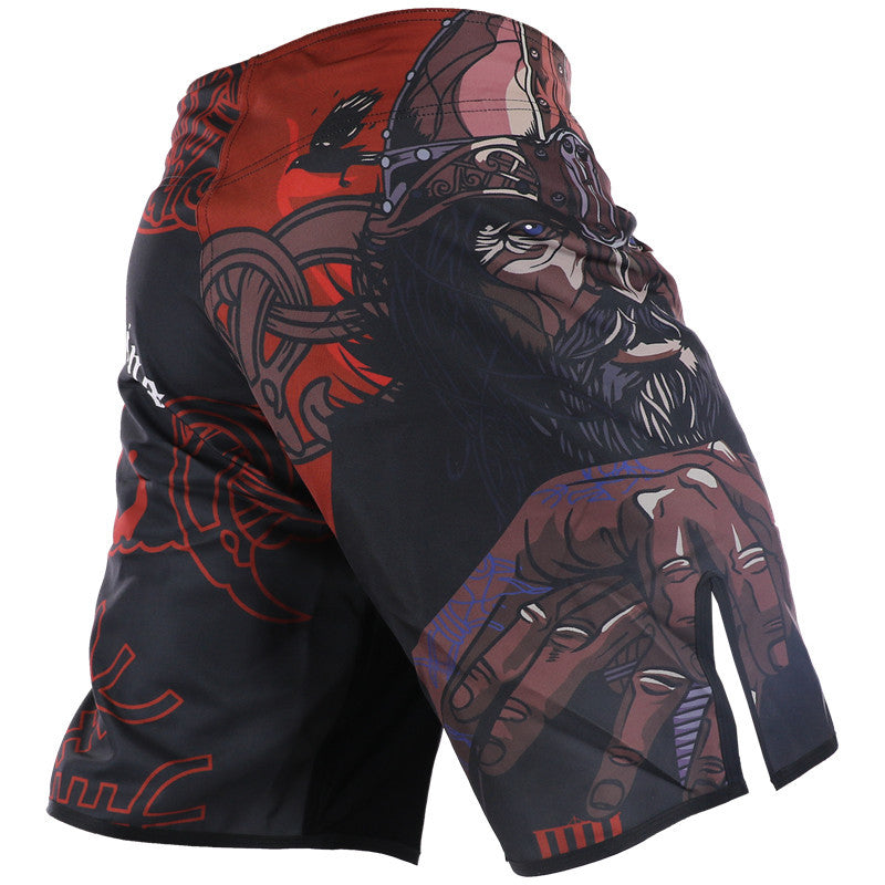 Mens T-Shirt and Boxing Shorts Rashguard Set