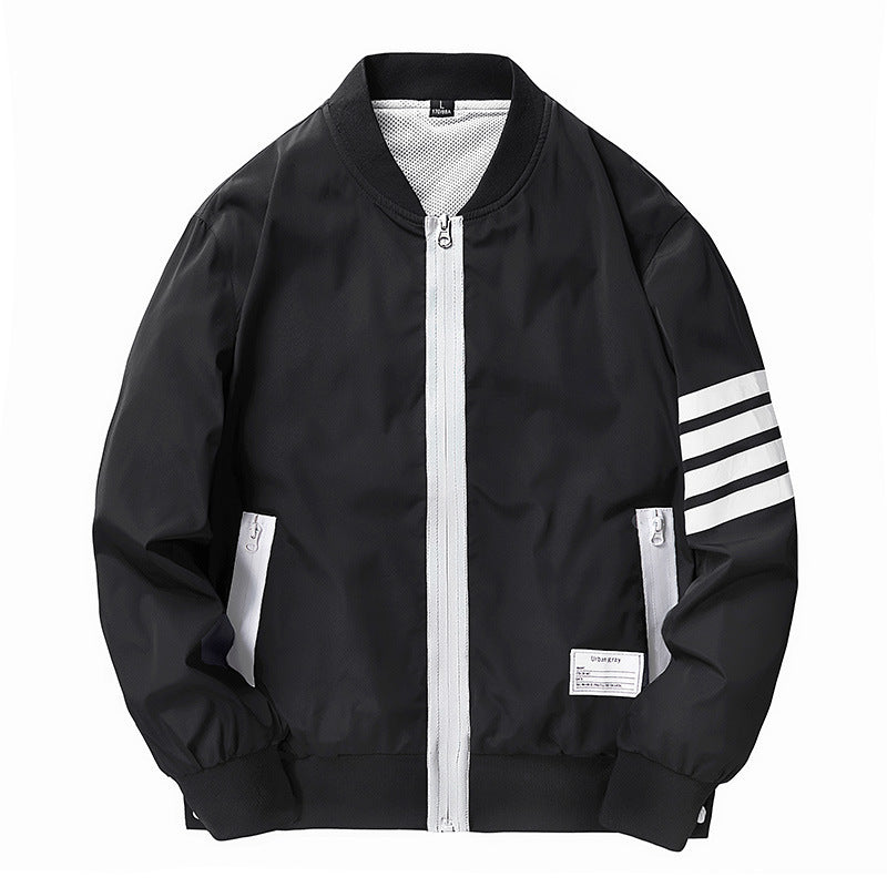 Baseball Collar Jacket Men's Jacket