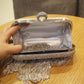 GleamFringe Shiny Diamond Handbag