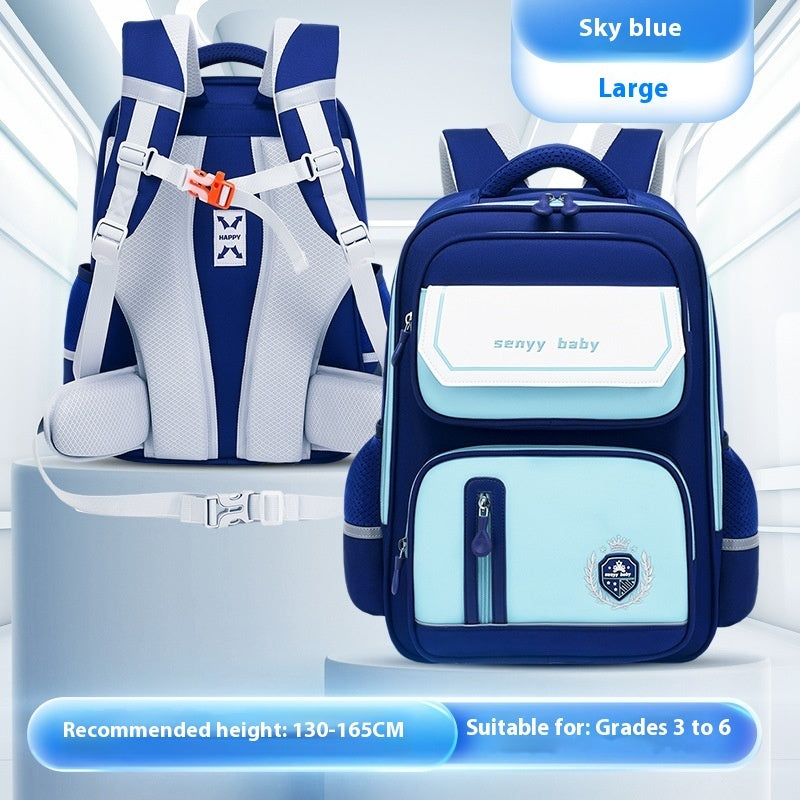 Water-Resistant Oxford School Backpack