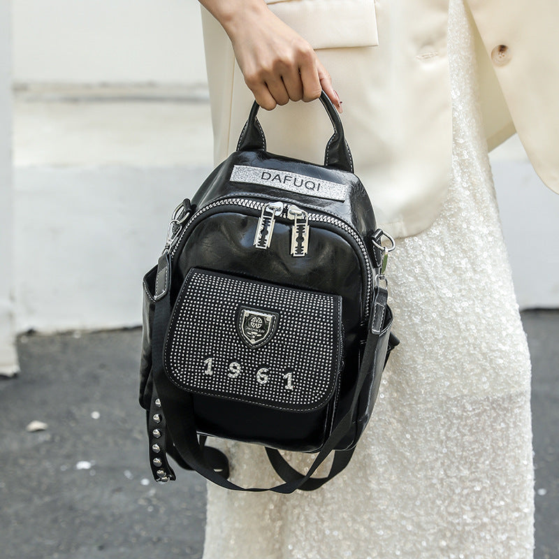 SparkLuxe Diamond Backpack