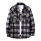 Men’s Plaid Flannel Shirt Jacket