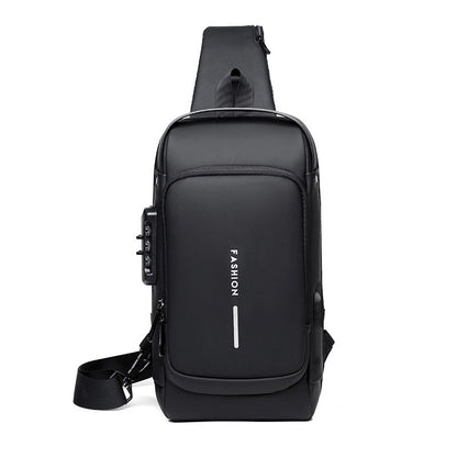 Rechargeable Anti-Theft Large Capacity Crossbody Bag