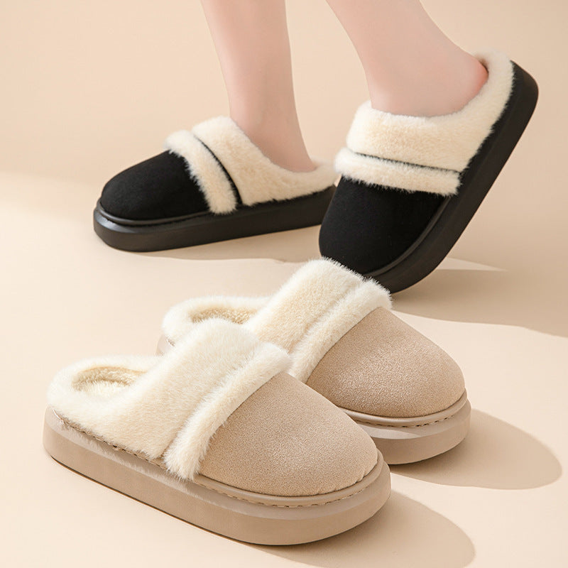 CozyCloud Velvet House Slippers