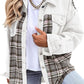 Plaid Denim Button-Down Shirt