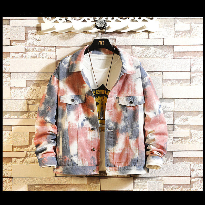 Camouflage Denim Jacket Men