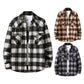 Men’s Plaid Flannel Shirt Jacket