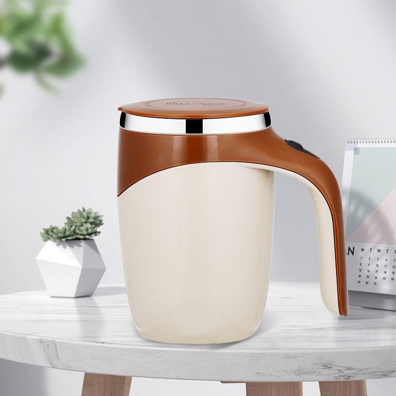 Rechargeable Self-Stirring Mug – Electric Coffee & Milkshake Mixer Cup