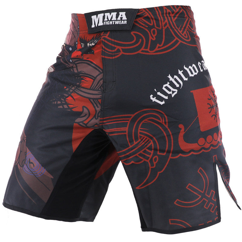 Mens T-Shirt and Boxing Shorts Rashguard Set