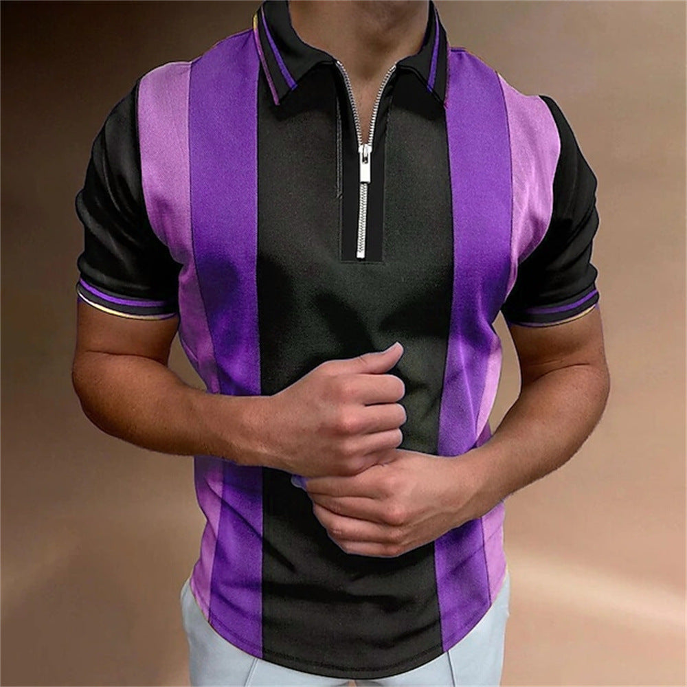 Men's 3D Printed Polo Shirt