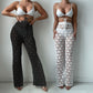 High Waist Hollow-Out Beach Pants