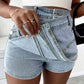 Y2K Vintage Wrap Denim Skorts