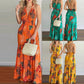 Sundrenched Halterneck Maxi Dress