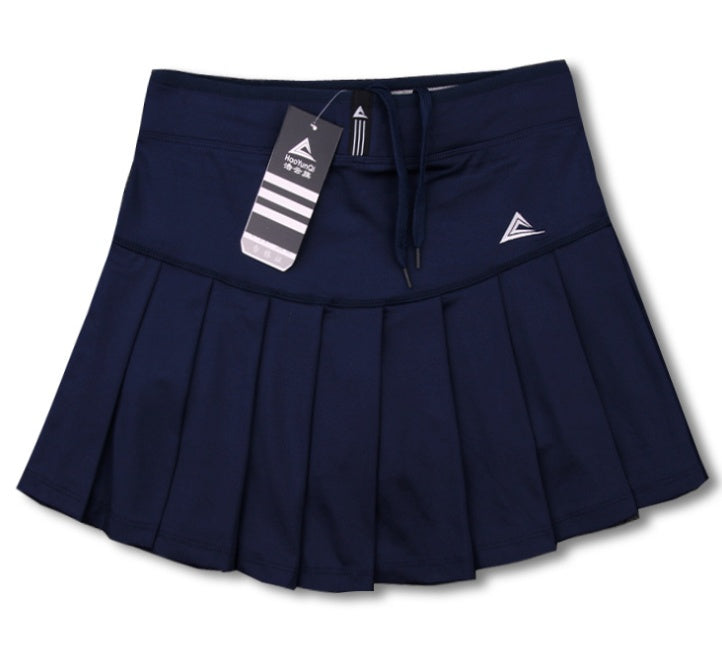 Quick Dry Tennis Skirt with Built-In Safety Shorts