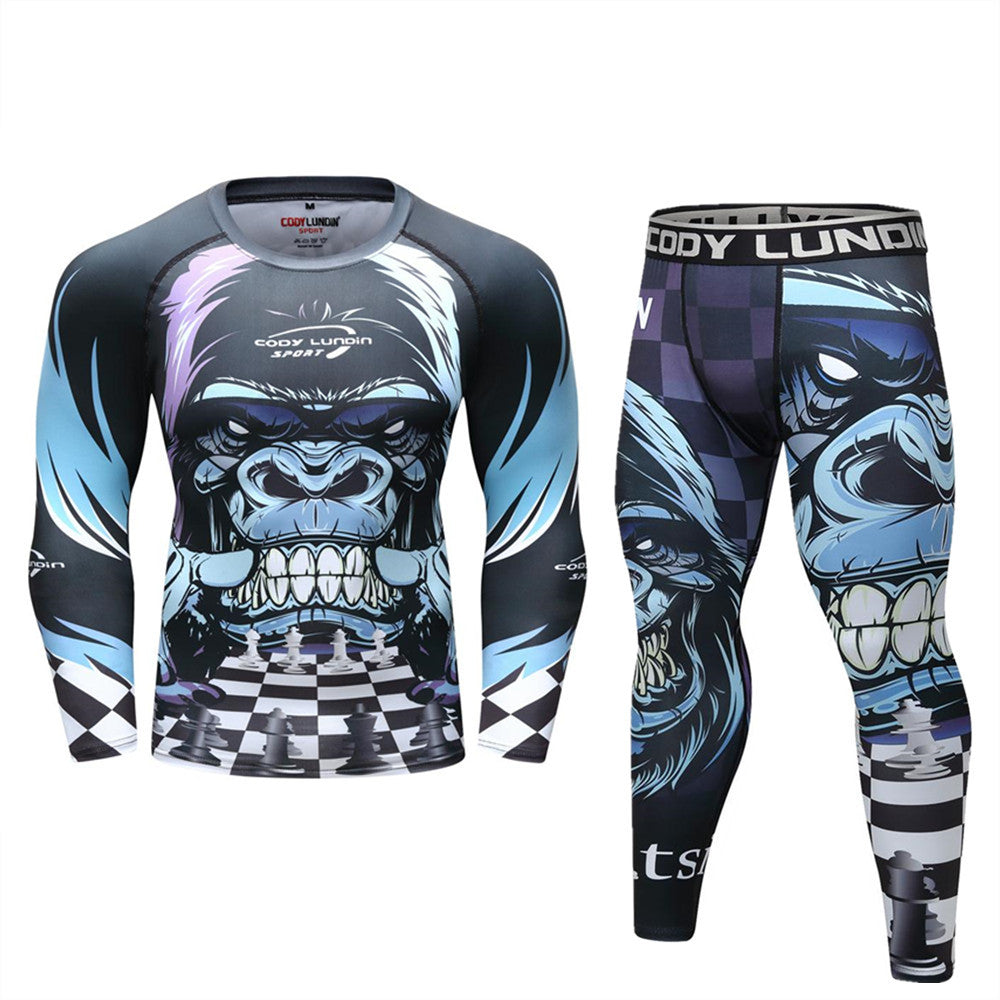 Elastic Compression Wear-Resistant Jiu-Jitsu Training Suit