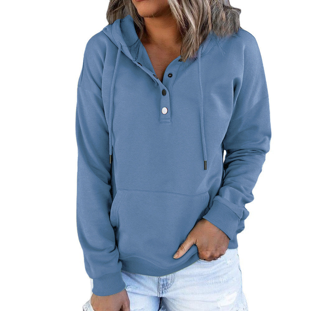 Relaxed Fit Long-sleeve Hooded Sweater