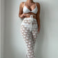 High Waist Hollow-Out Beach Pants