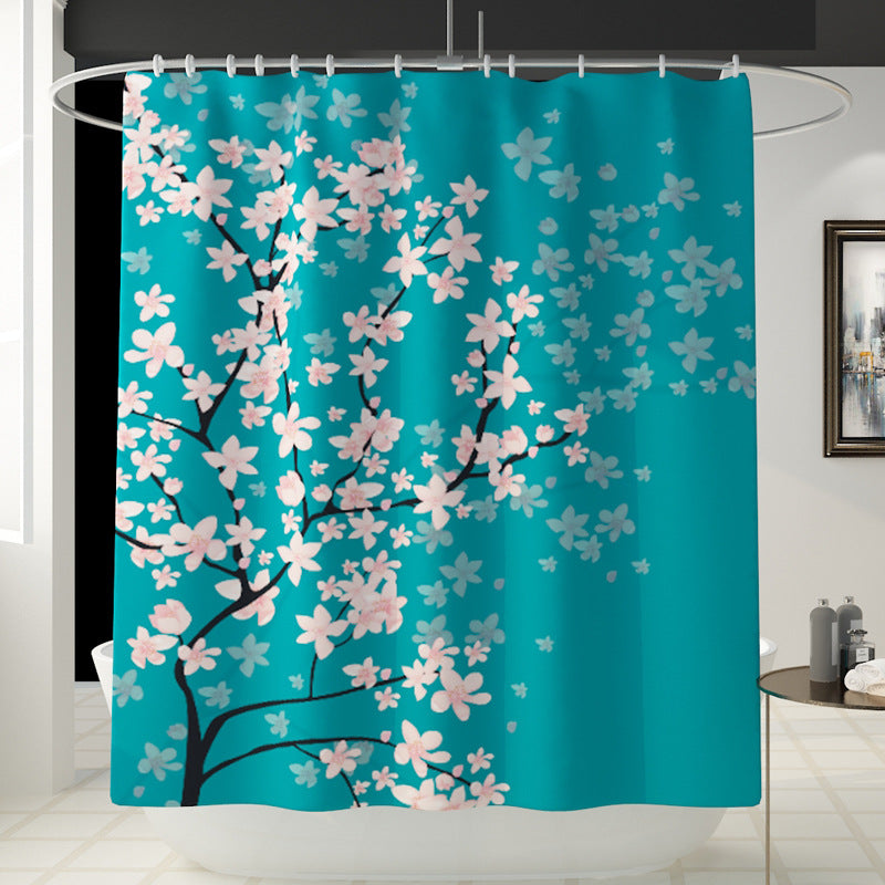 Daffodil Shower Curtain, Bathroom Partition