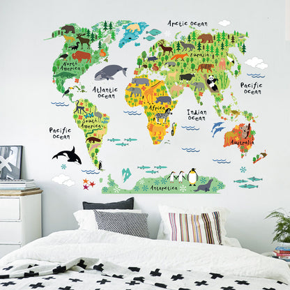 World Map Wall Sticker