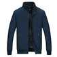 Spring and Autumn Men’s Casual Stand Collar Jacket