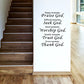 English wall stickers