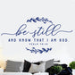 Inspirational English Bible Verse Wall Sticker