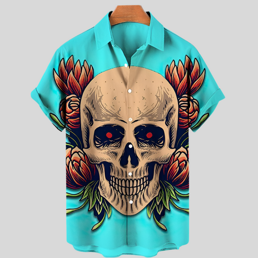 3D Summer Hawaiian Print Shirt