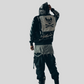 Punk Two-Dimensional Hooded Sweater Streetwear Coat