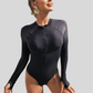 Zip-Front Long Sleeve Sun Protection Swimsuit