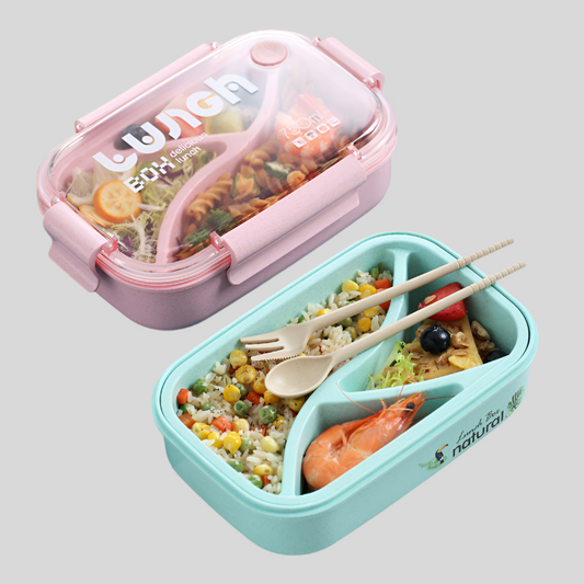 Double-Layer Round Lunch Box