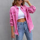 Women’s Oversized Distressed Denim Jacket