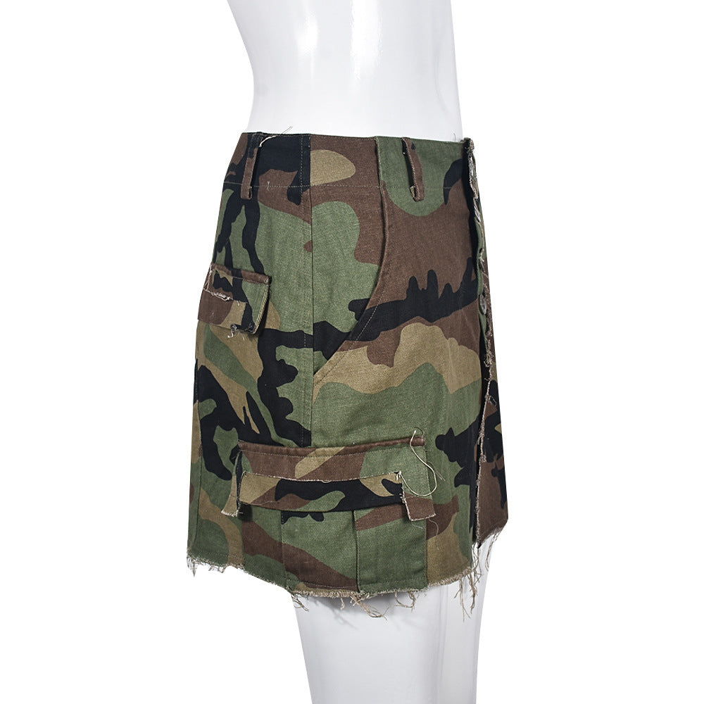 Women's Camouflage Short Skirt