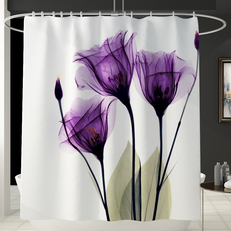 Daffodil Shower Curtain, Bathroom Partition