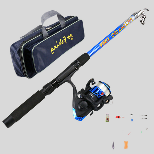 Portable Sea Fishing Rod Set with Accessories