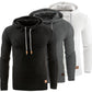 Men’s Jacquard Long-Sleeved Hoodie Sweatshirt