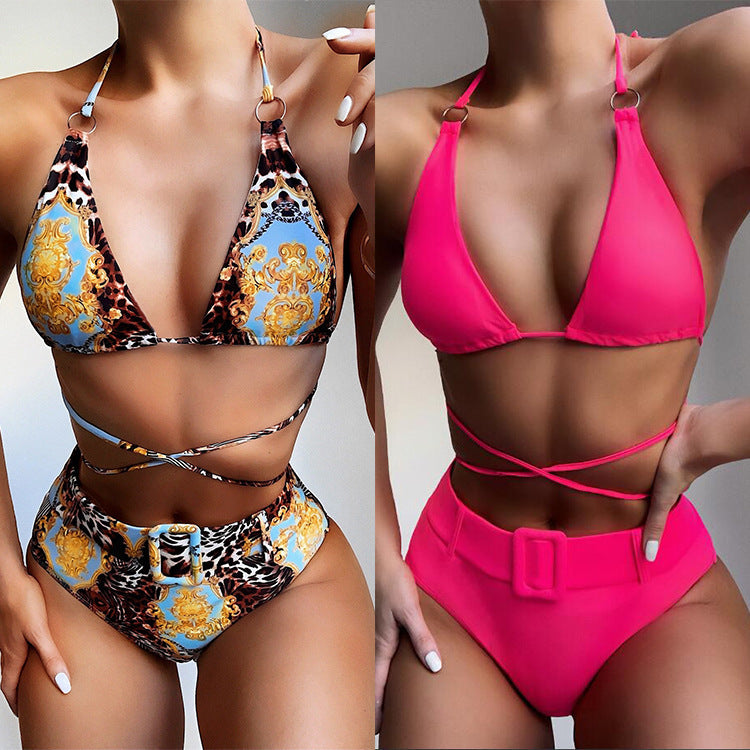 PrintWave Halter Bikini