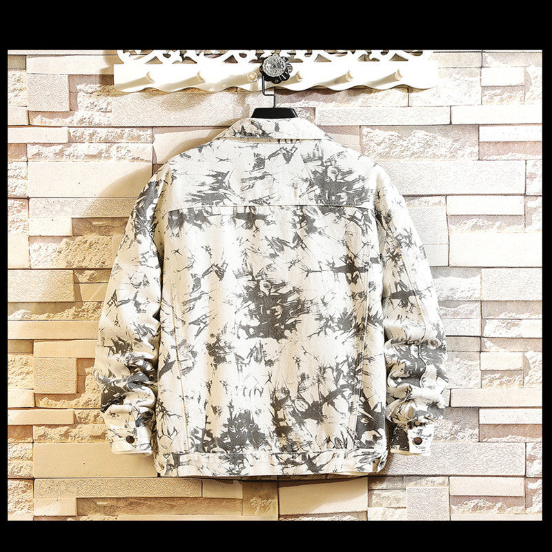 Camouflage Denim Jacket Men