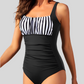 Elegance One-Piece Pleated Swimsuit