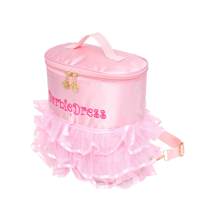 Girls’ Dance Backpack with Ballet Bag and Yarn Skirt