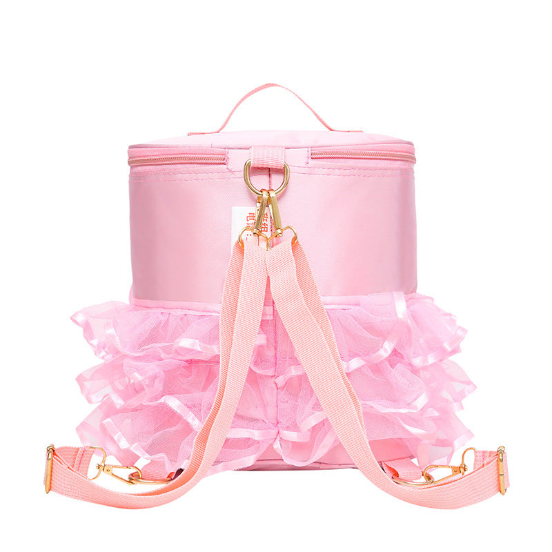 Girls’ Dance Backpack with Ballet Bag and Yarn Skirt