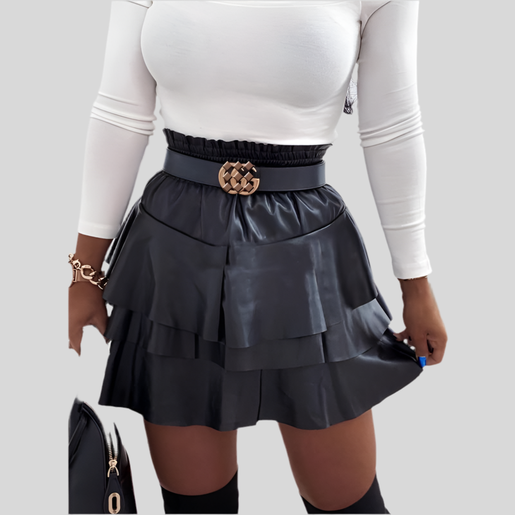 Ladies Puff Cake Mini Skirt