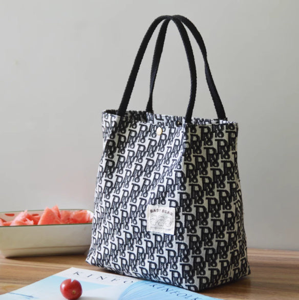 PureTote Minimalist Printed Canvas Bag